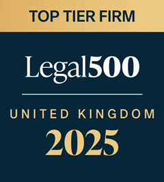Legal 500 - Top Tier Firm