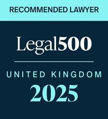 Legal 500 UK Recommended Lawyer