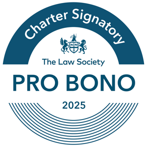 Charter Signatory - The law Society Pro Bono 2025